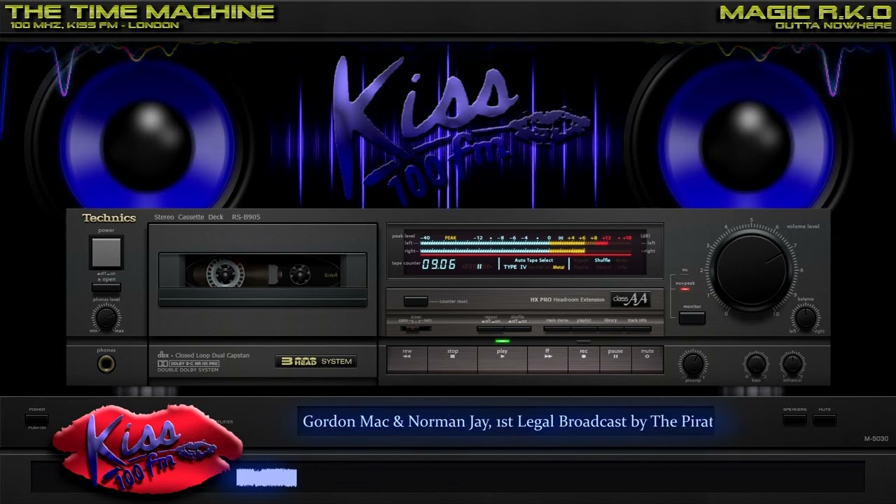 100 Mhz, Kiss FM (1990-09-01) Gordon Mac & Norman Jay, 1st Legal Broadcast