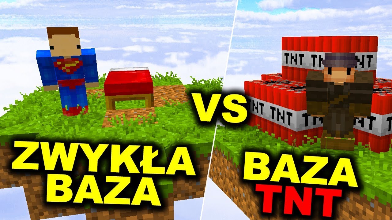 BAZA TNT NA BEDWARS! - Minecraft Bedwars - Dealereq & Mwk !