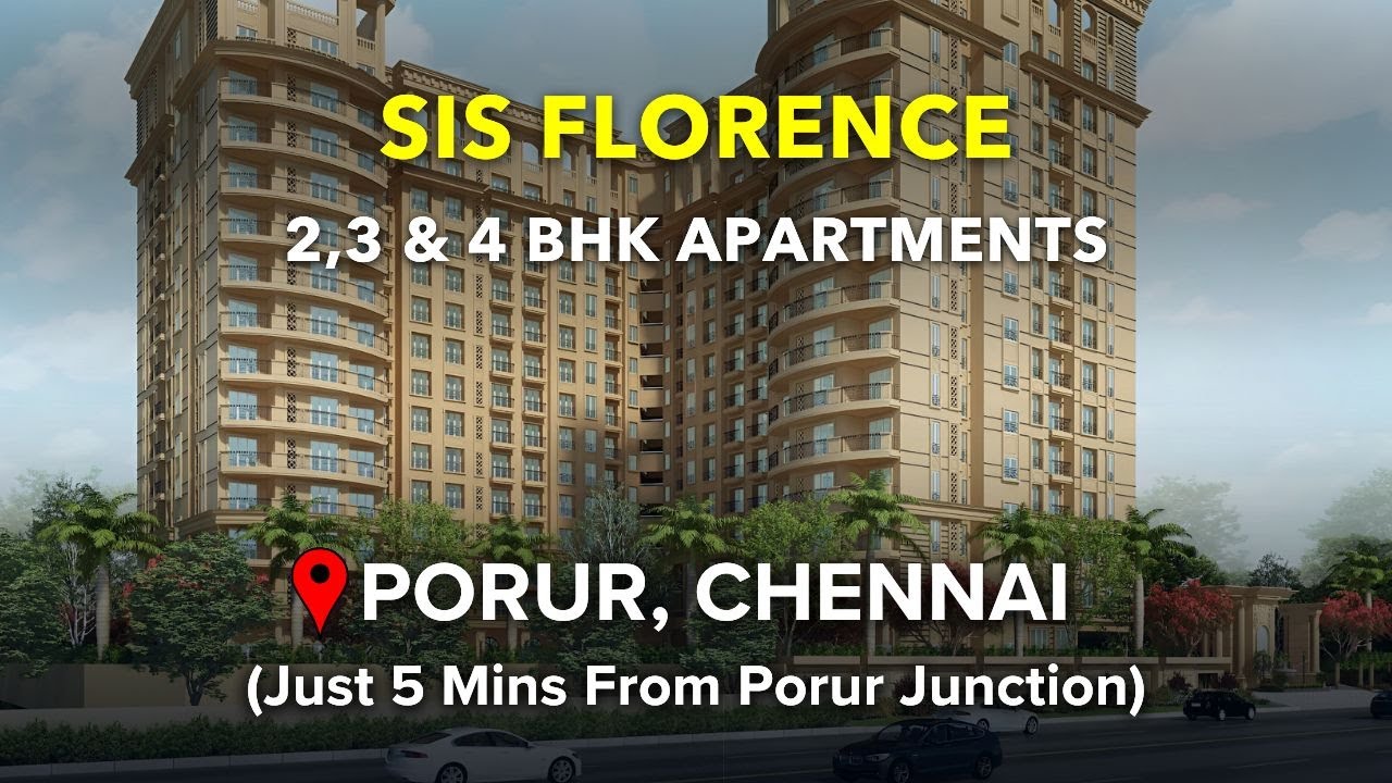 Porur Apartments For Sale | SIS Florence | On Road Property, Chennai #porur #apartment #chennai