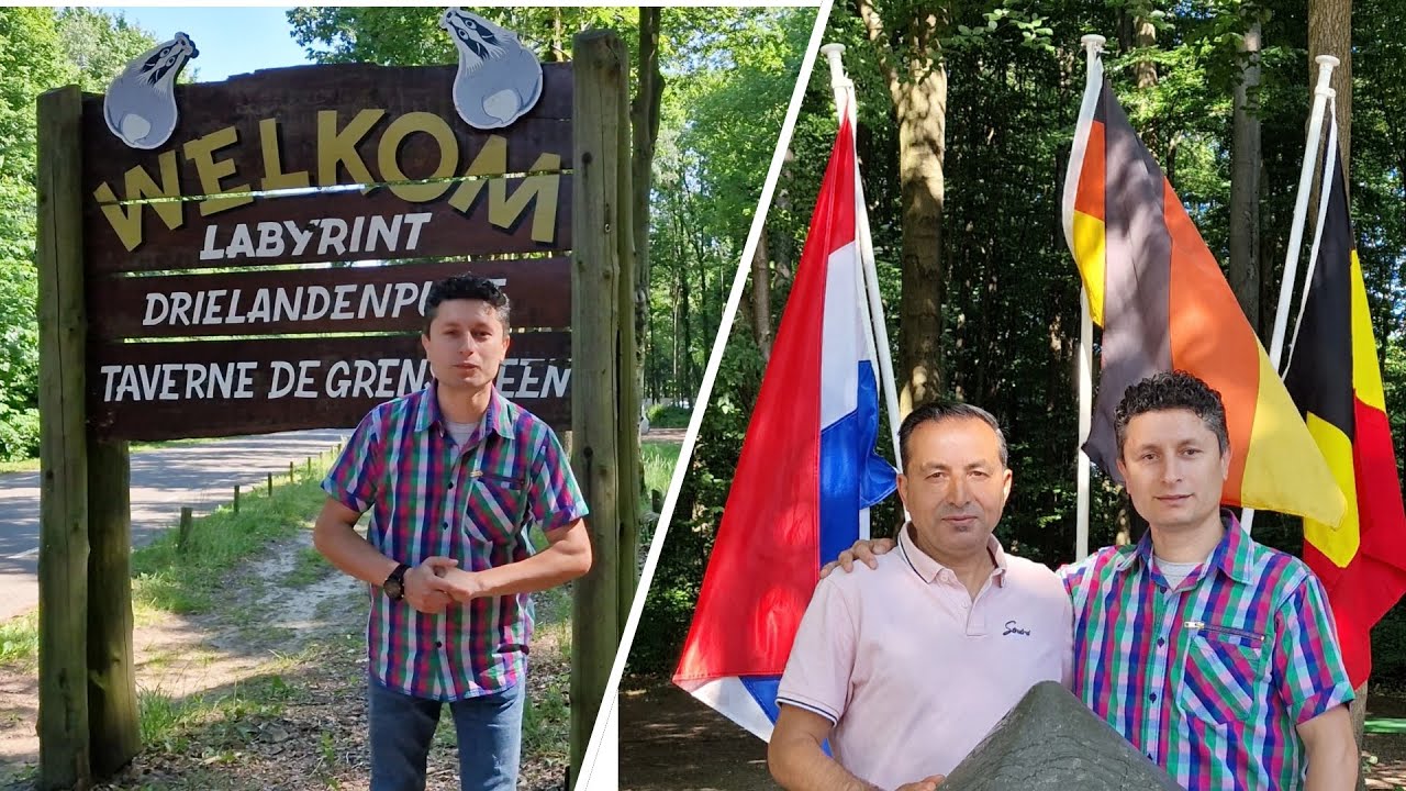 three country point.🇳🇱 نقطة ثلاث دولة drie landen punt.هولندا .المانيا .بلجيكا.
