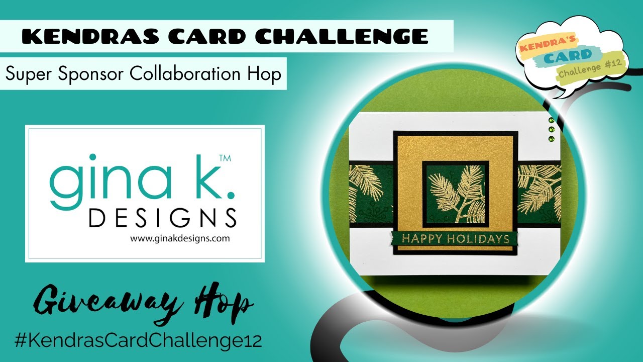 #KCC12GinaK Featuring @GinaKDesigns-StampTV | 2 Gold-tastic cards!