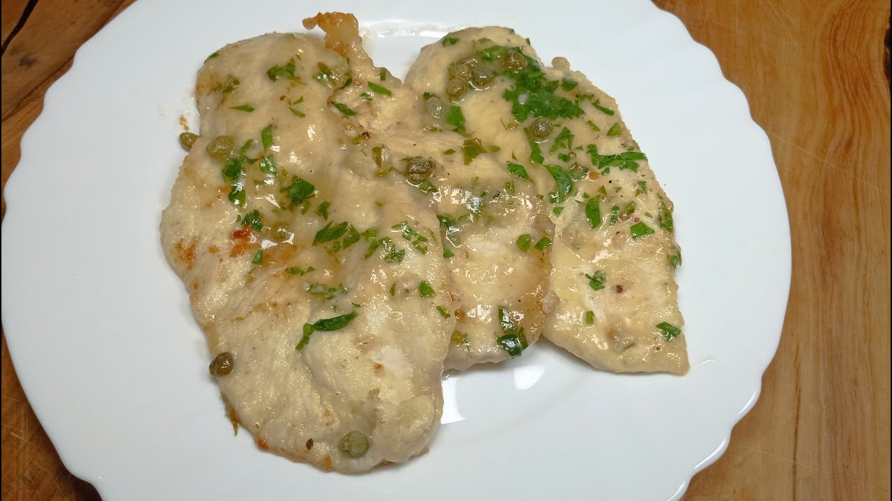 Pollo al limone e capperi (Piccata di pollo)