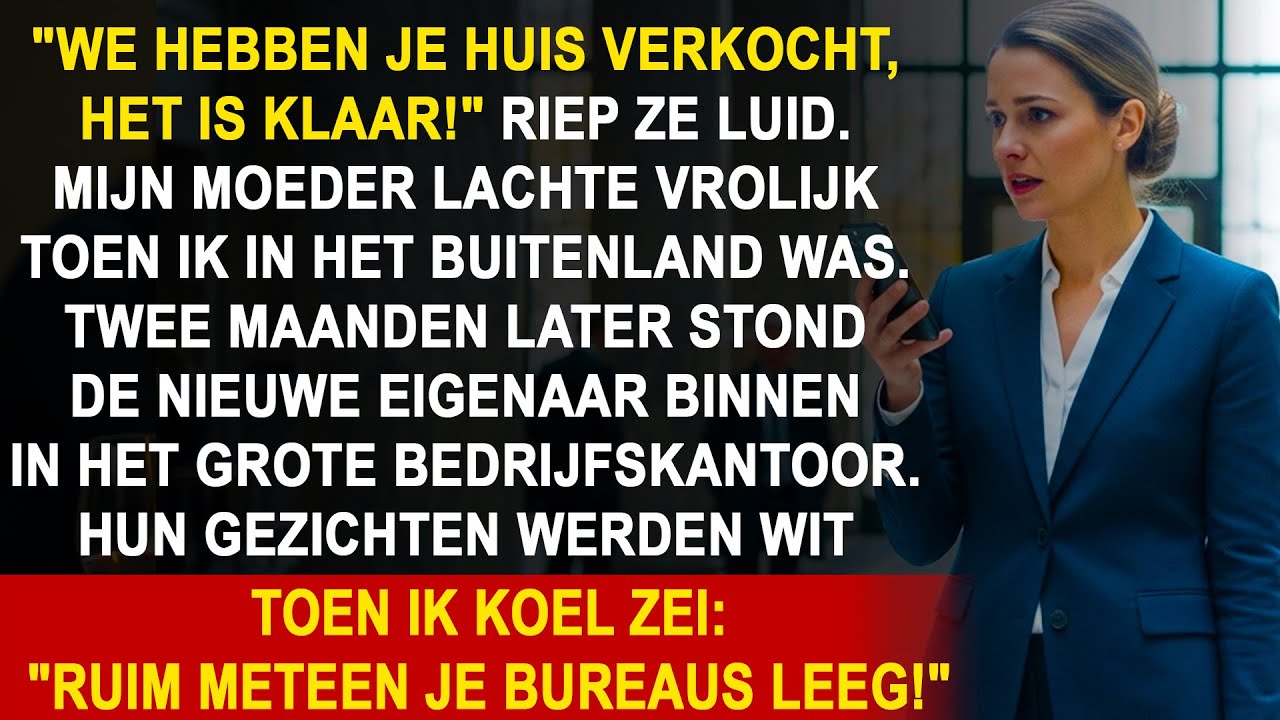 Haar ouders verkochten haar huis, maar wisten niet dat ze hun nieuwe baas werd