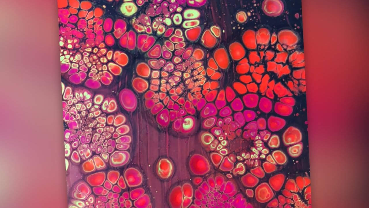 Experimenting with pva glues as pouring medium, acrylic fluid art