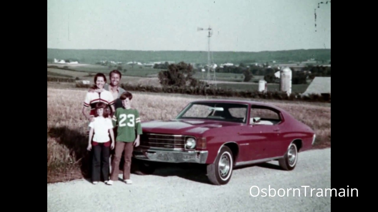Реклама Chevrolet Chevelle 1972 года «Лучший способ увидеть США», закадровый голос Кейси Касема