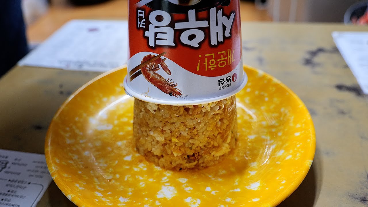 컵라면 계란 볶음밥 / instant cup noodles egg fried rice / korean street food