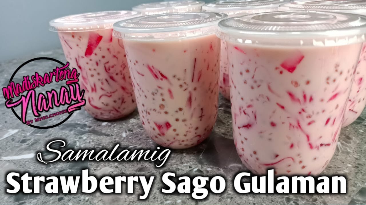 Strawberry Sagot Gulaman by mhelchoice Madiskarteng Nanay