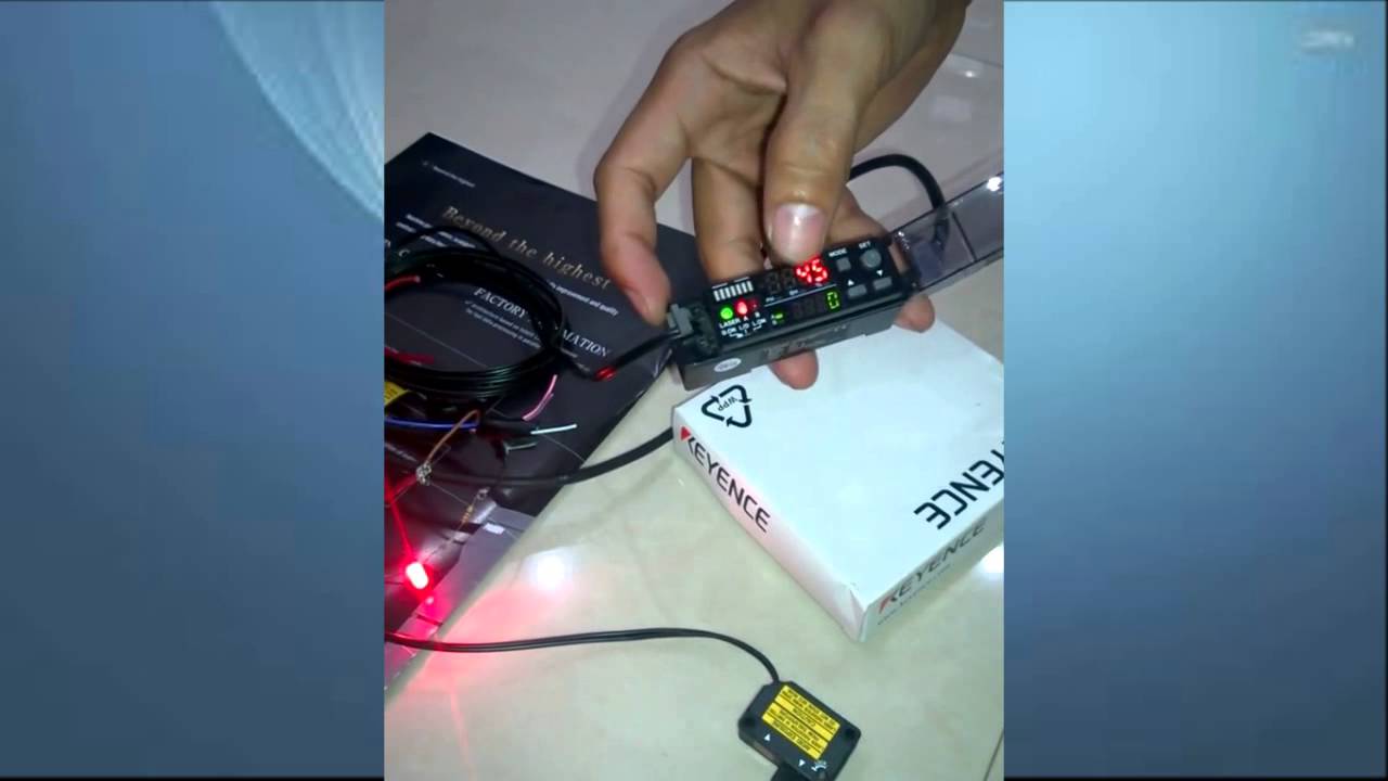 Cam Bien Laser KEYENCE LV-H32. Hướng dẫn cấu hình phát hiện vật thể siêu nhỏ