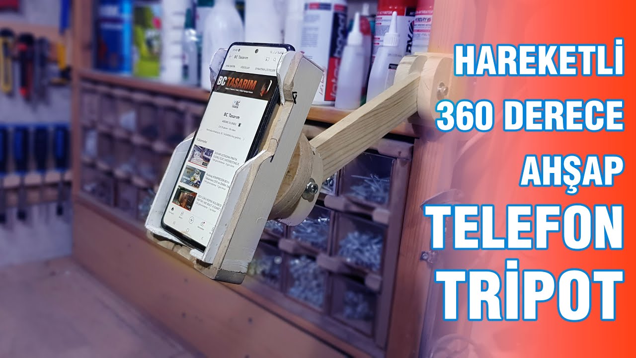 360 Derece TELEFON TUTUCU Nasıl Yapılır | How to Make a PHONE Holder