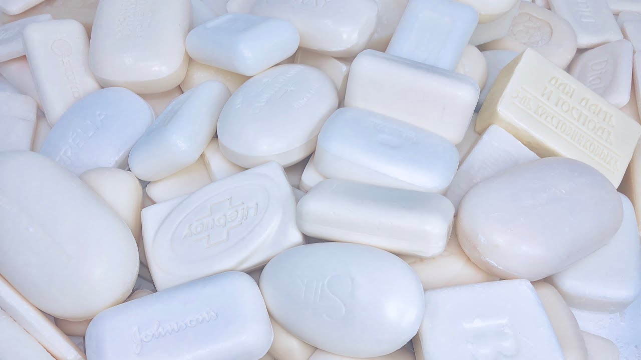 Silky, Stunning White Soaps - ASMR SOAP HAUL - Opening / Unwrapping International Soaps - SATISFYING