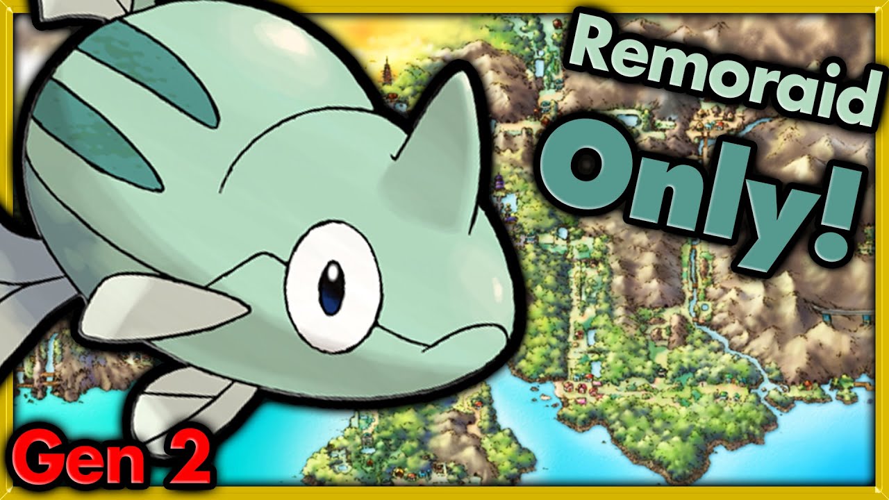 Can I Beat Pokemon Gold with ONLY Remoraid? 🔴 Pokemon Challenges ► NO ITEMS IN BATTLE