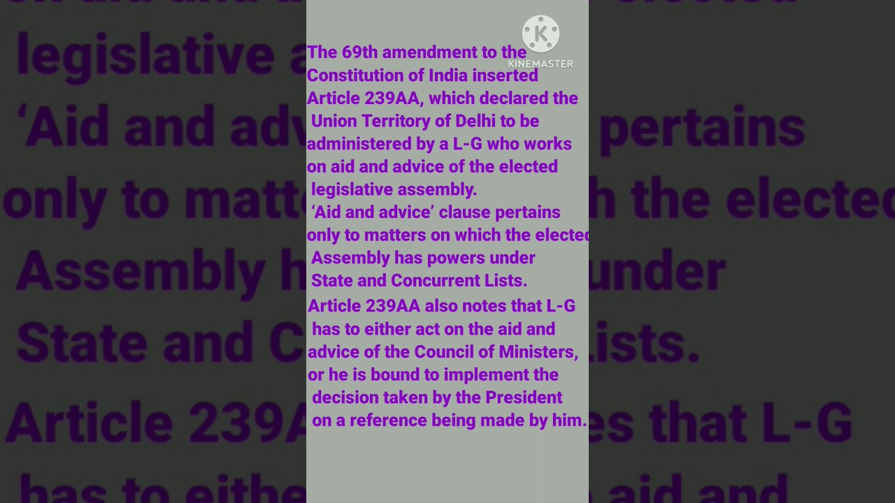 ARTICLE 239AA #upsc #ssc #viral
