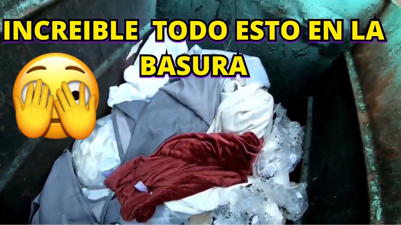 DUMPSTER DIVING ♻️ESTO FUE INCREIBLE TODO LO TIRARON NO LO PODRAN CREER TODO ESO EN LA BASURA🫢🫣