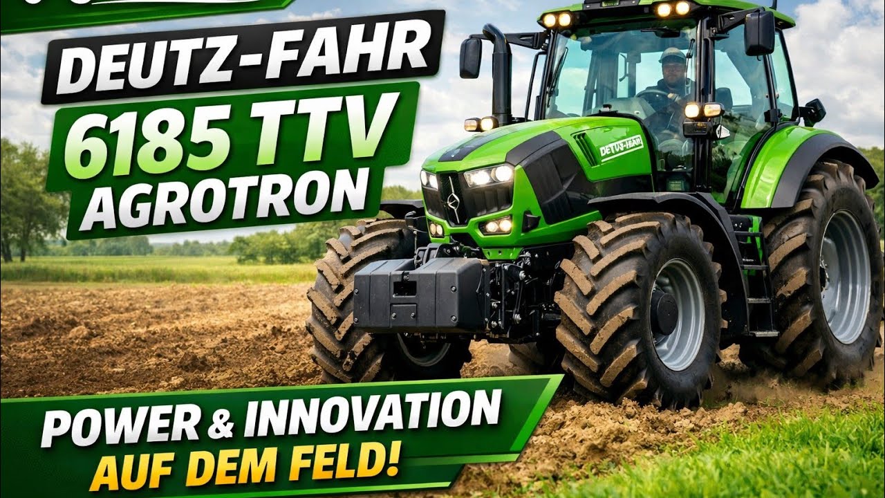 Deutz-Fahr 6185 TTV Agrotron – Power und Präzision auf dem Feld