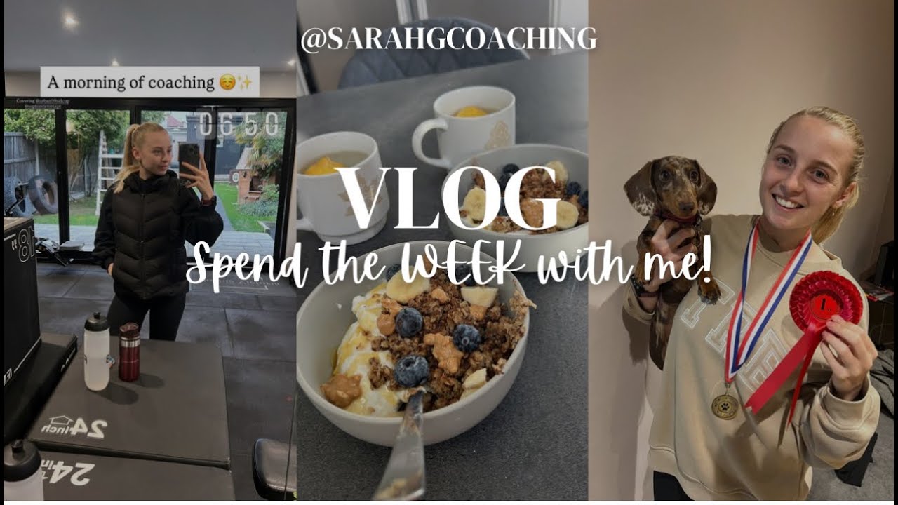 Spend the Week With Me: Gym, Puppy Training & Boyfriend’s Football Match