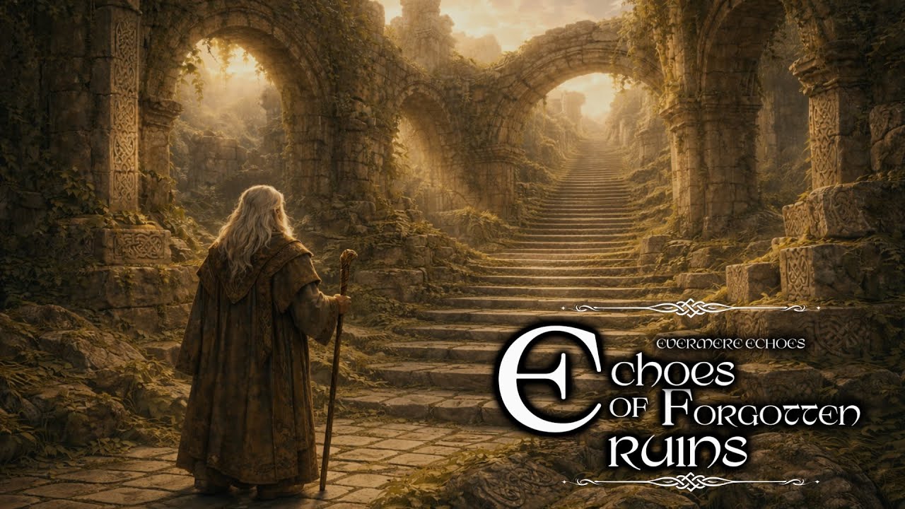 Echoes of Forgotten Ruins | Fantasy Celtic Music | Relaxation study [NO ADS]