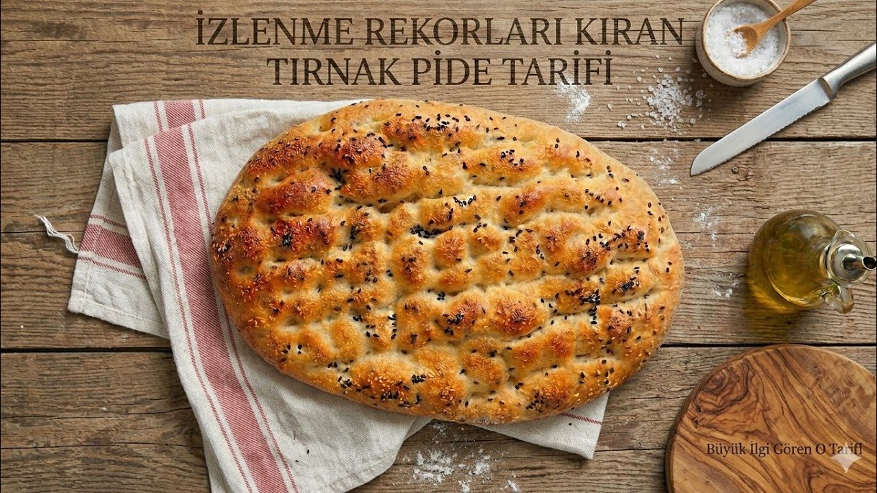 TIRNAK PİDE TARİFİ / TAM ÖLÇÜ, YUMUŞACIK 😍