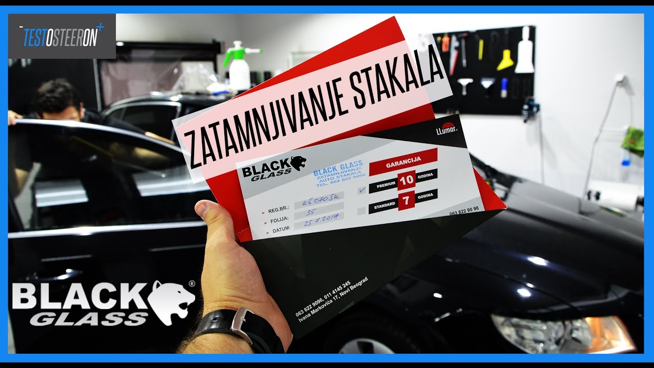 PROCES ZATAMNJIVANJA  STAKALA///BLACK GLASS///TAMNA STAKLA