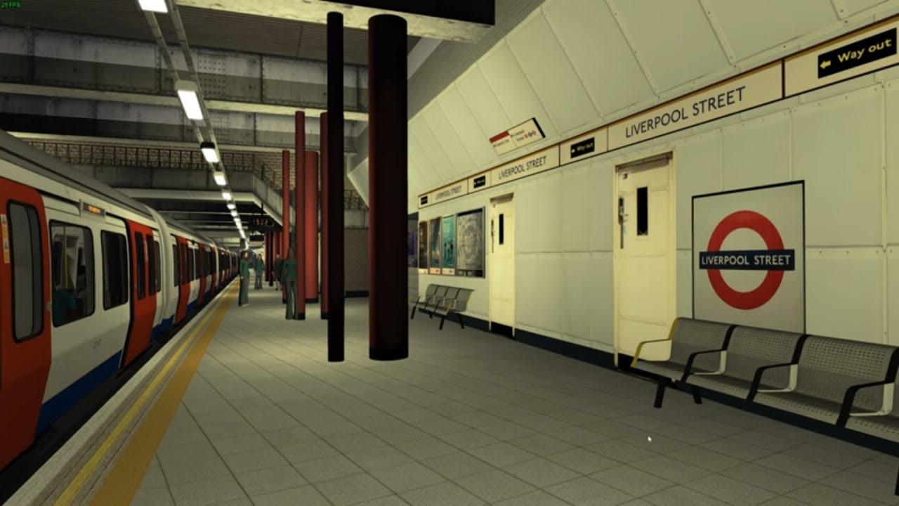 Train Simulator Classic London Underground Metropolitan Line Liverpool Street to Kings Cross