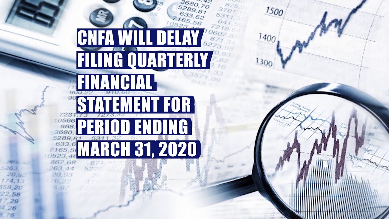 Canafarma Announces Delayed Filing of Documents Under Temporary COVID-19 Relief Measures
