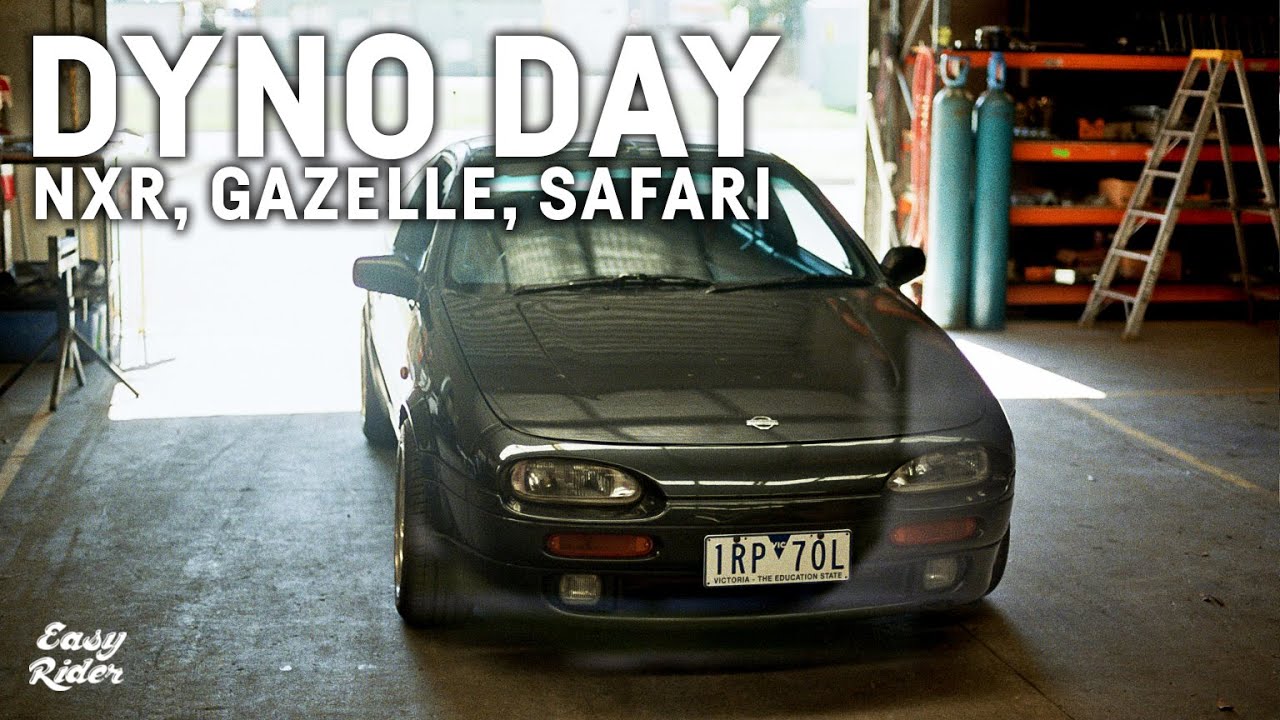 Dyno Day - Nissan NXR, Nissan Gazelle (CA18 Nistune) & Nissan Safari Import