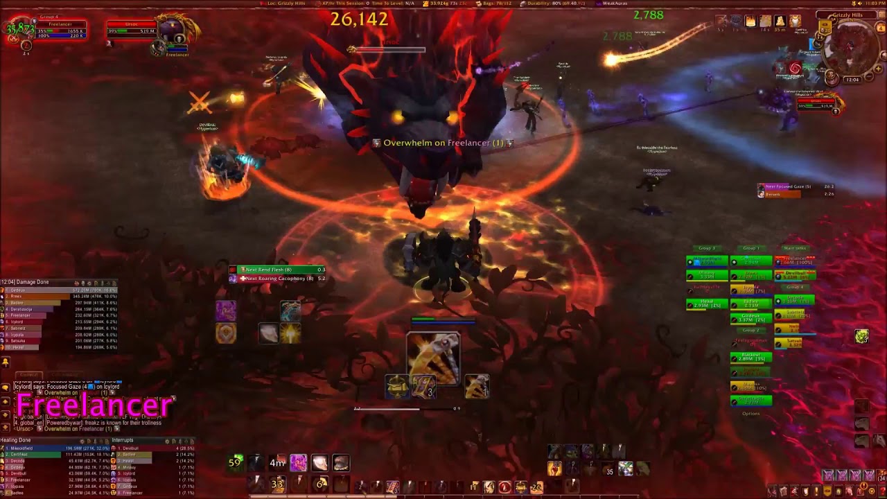 Hyperion vs. Ursoc (Mythic) [The Emerald Nightmare] | WoW Freakz