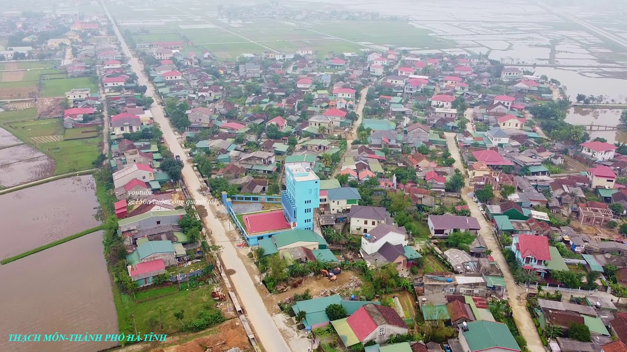 FLYCAM THẠCH M&Ocirc;N TH&Agrave;NH PHỐ H&Agrave; TĨNH