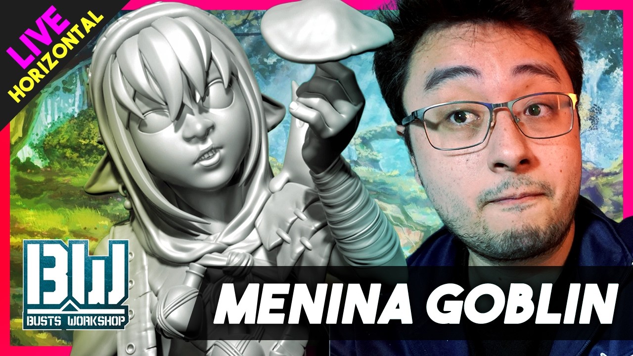 MENINA GOBLIN impressão 3d: Pintura Passo a passo - Parte 1