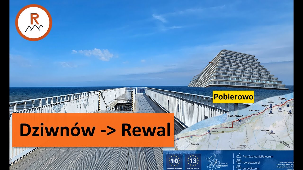 Trasa Velo Baltica R10 R13 - Dziwnów - Rewal [05.2025]