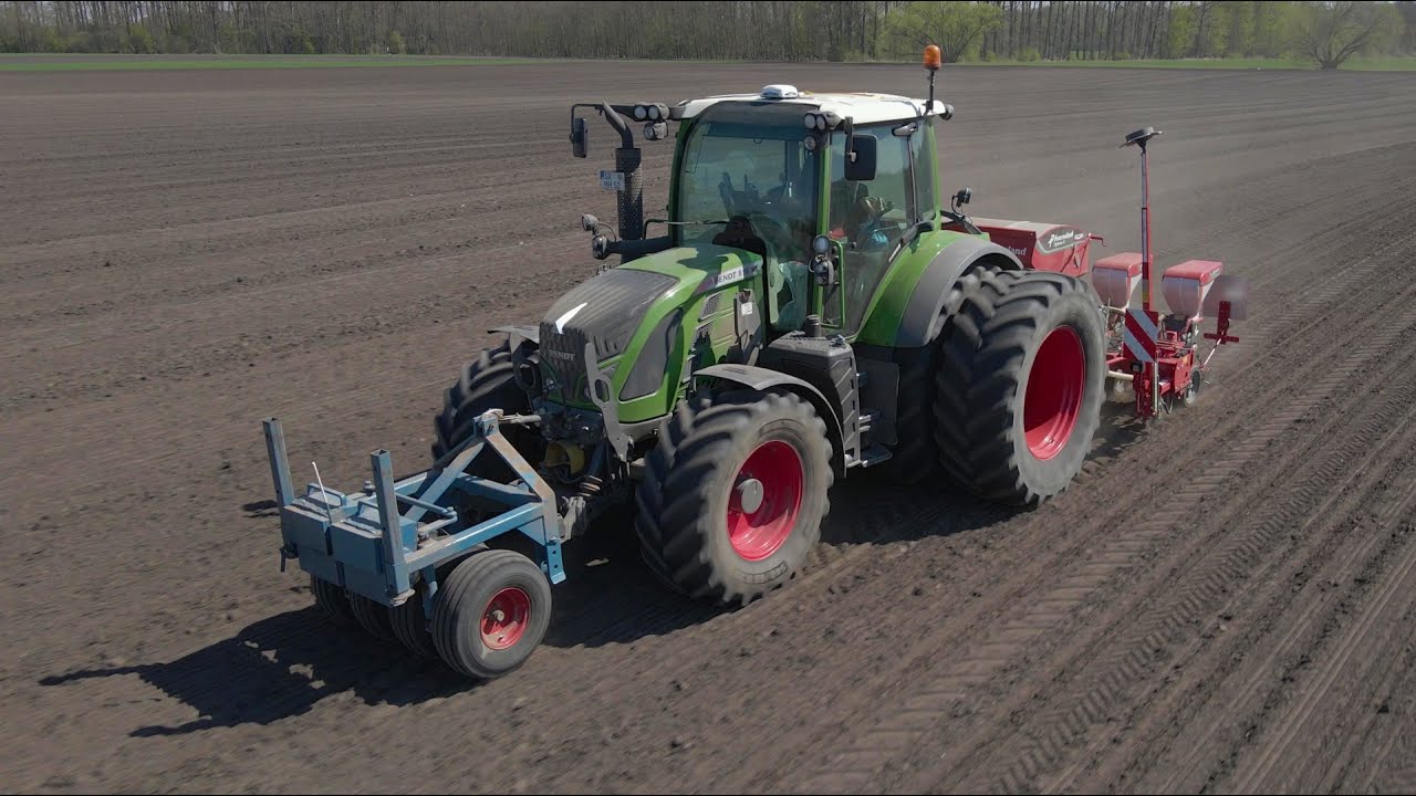 🌽 Maislegen 2021 🌽 | Kverneland Optima V | Fendt 516 vario | Maissaat | GäubodenAgrar