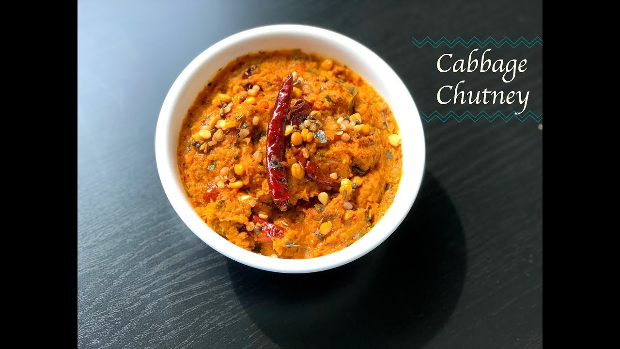 Cabbage Chutney Recipe | Cabbage Pachadi | How to make cabbage chutney |  Spicy Cabbage Chutney
