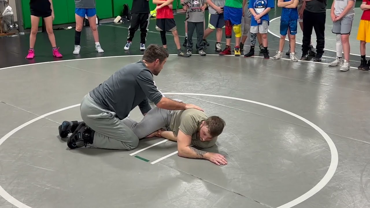 Top Wrestling- Folkstyle- Cross Wrist 21 series- to ball and chain and cross face series