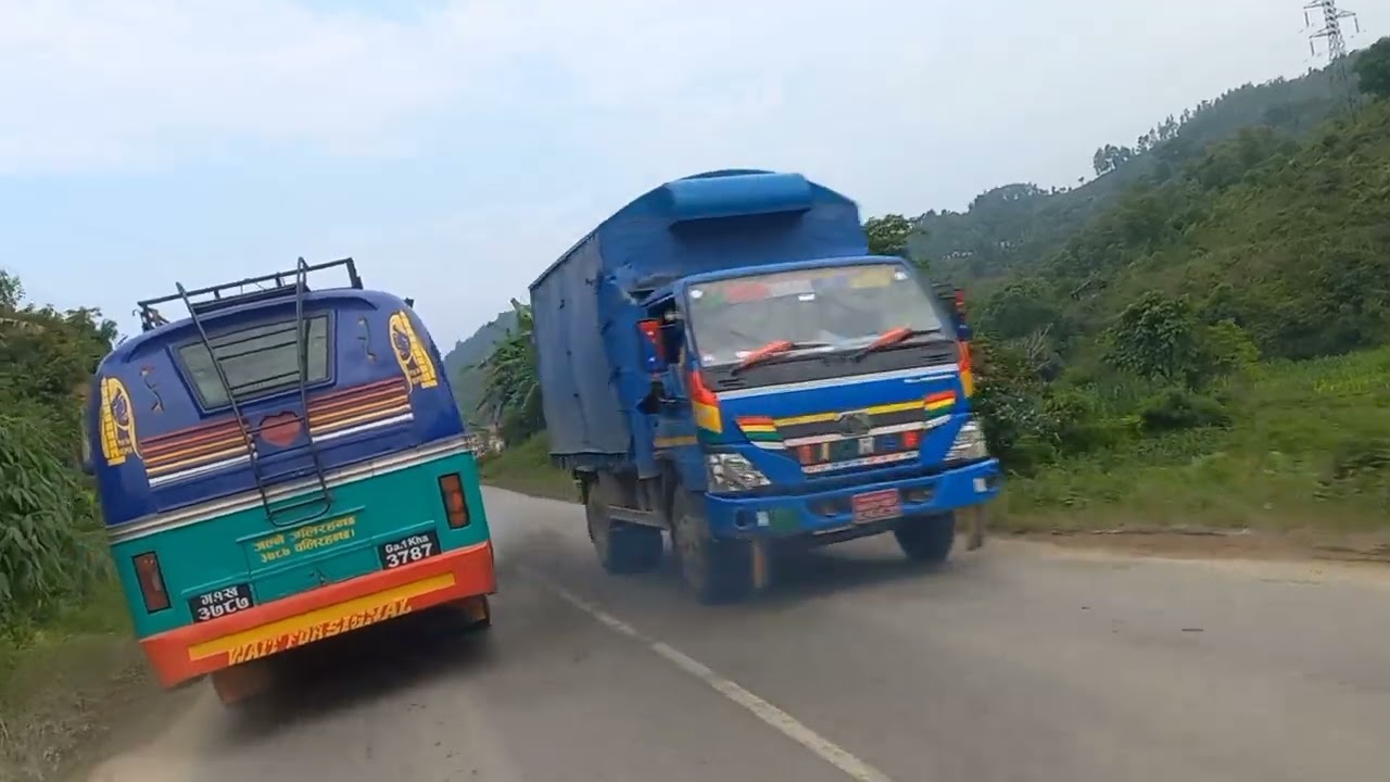 Damauli to bhimad bajar road vlog