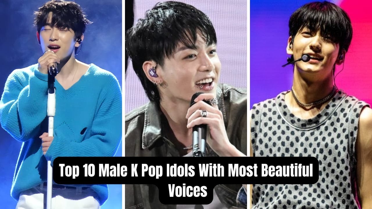 Top 10 Male K Pop Idols With The Most Beautiful Voices.