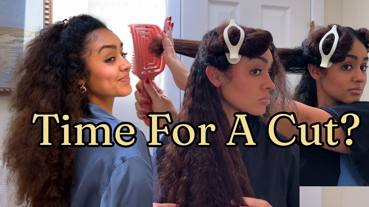My Curls Were So Tangled I Had to Trim 💇🏽‍♀️ Pre-Wash Routine for 3B–4A Bruhed Out Hair