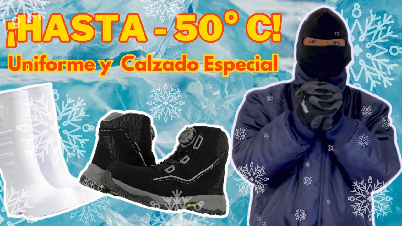 Ropa de trabajo y calzado para cuartos fríos [Resiste hasta -50° C]