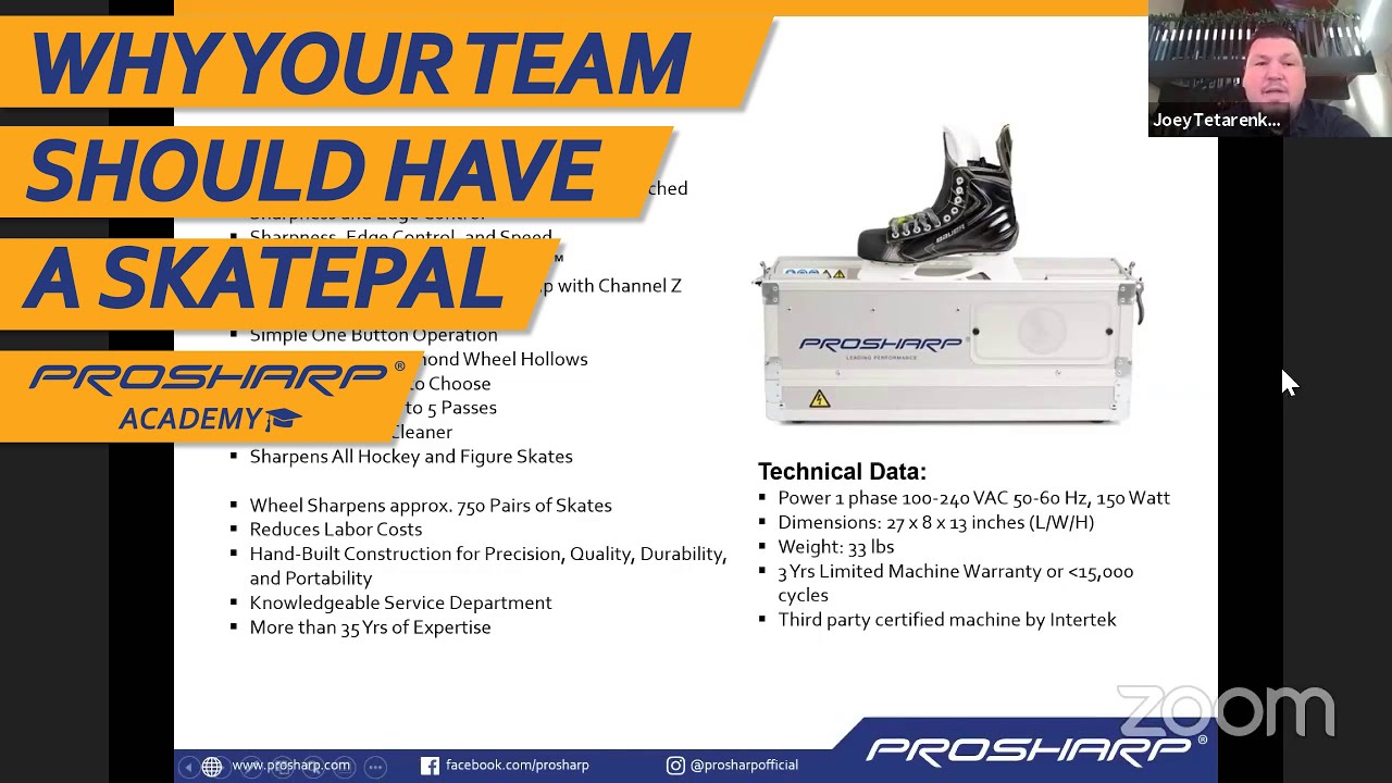 Prosharp® Academy – Webinar 07 – Why your team should have a SkatePal