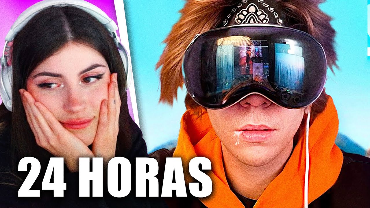 Abby REACCIONA a RUBIUS 24 HORAS en VR (Apple Vision Pro)