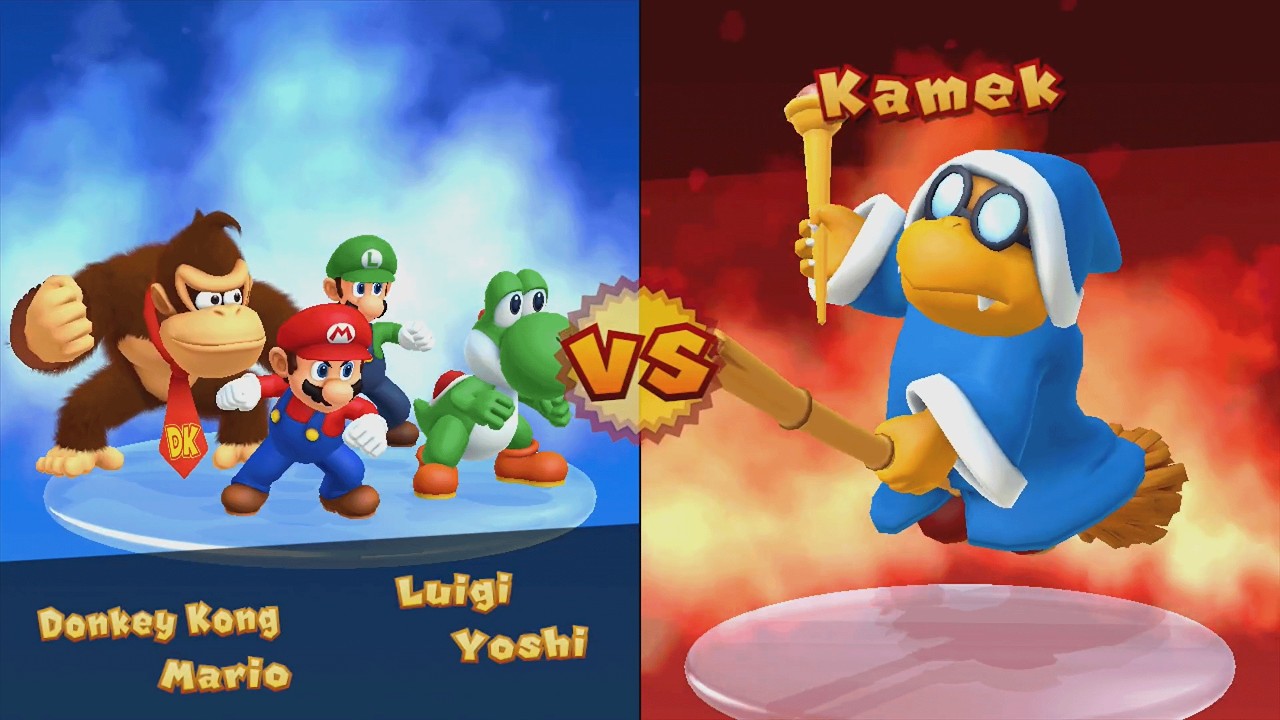 Mario Party 10 - Donkey Kong vs Yoshi vs Luigi vs Mario - Airship Central (Master Difficulty)