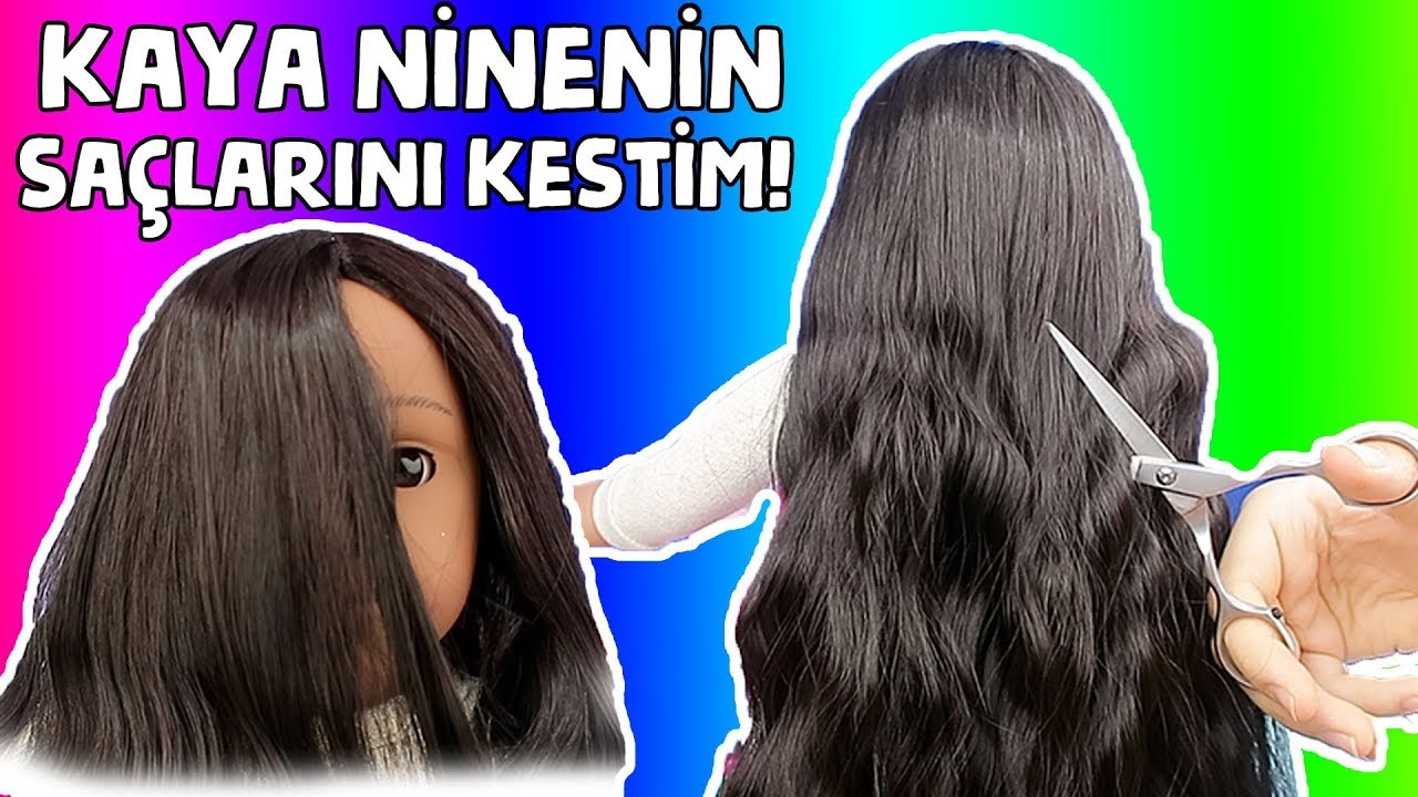 EYVAH! KAYA NİNENİN SAÇLARINI KESTİM! KUAFÖRCÜLÜK OYUNU BEBEK BAKIM OYUNU Bidünya Oyuncak