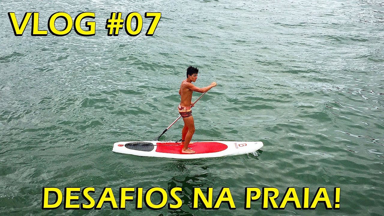 [Finalmente] Desafios na Praia !!!! - Vlog 7 - Thomaz Costa