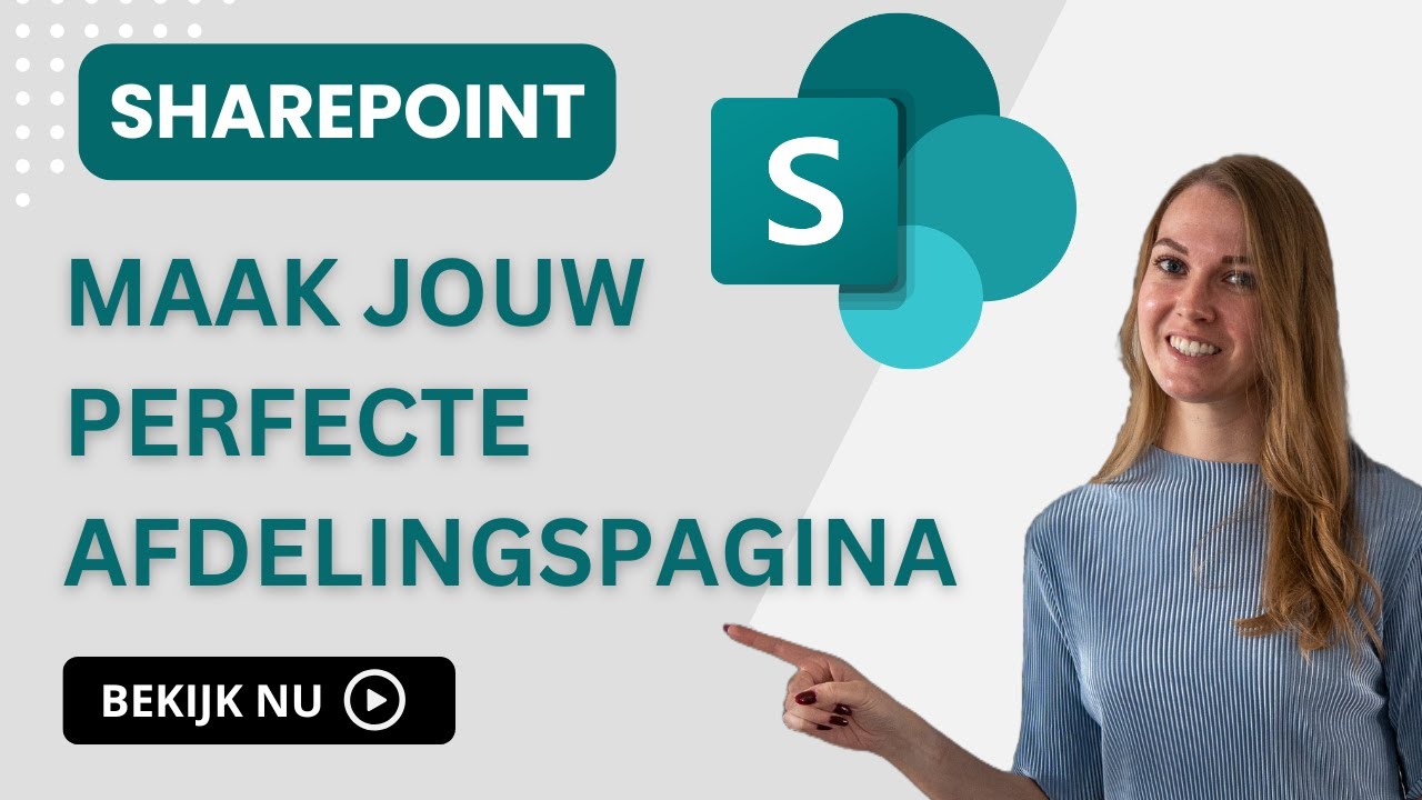 Maak een gepersonaliseerde afdelingspagina in SharePoint