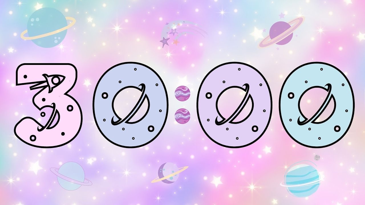 30 Minute Pastel Galaxy Timer