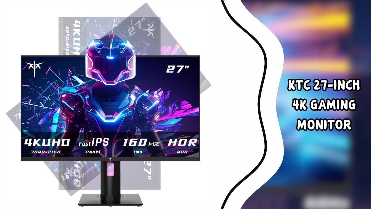 1ms Response Time Advantage – KTC H27P22S 4K Monitor