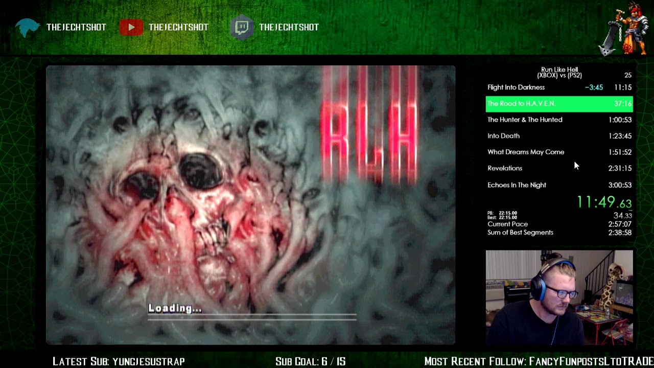 Run Like Hell (XBOX) - WORLD RECORD SPEEDRUN (2:05:17)