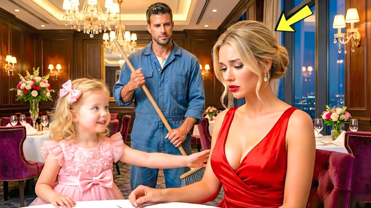 Janitor’s Little Girl Comforted a Woman After a Failed Blind Date—Not Knowing She Was a Billionaire