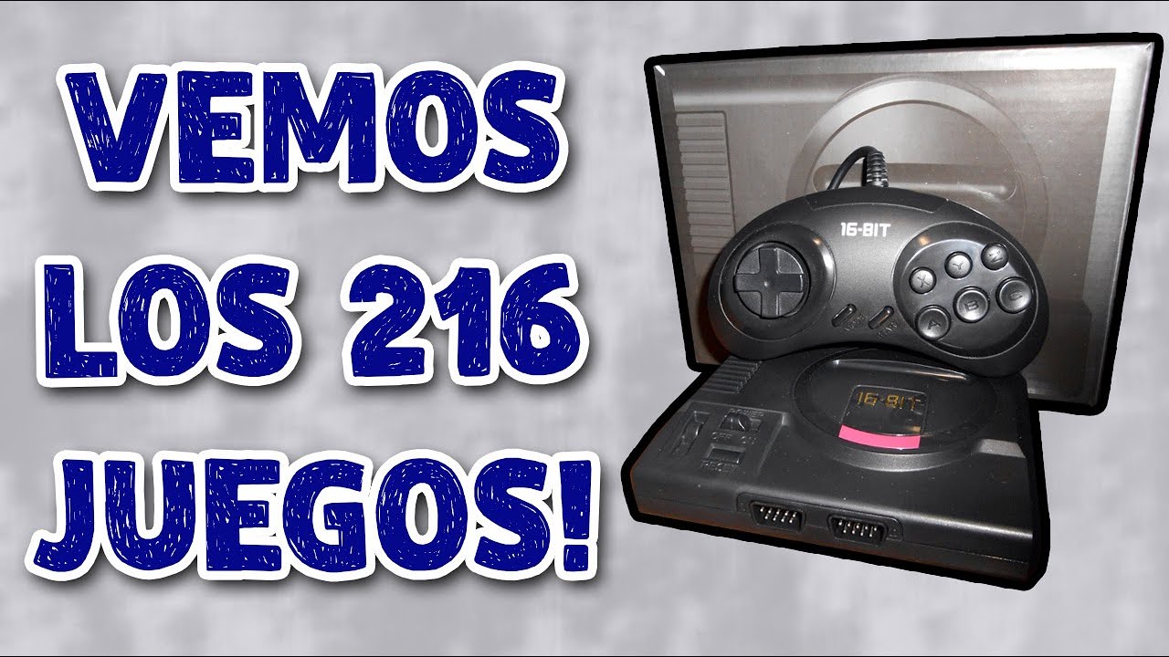 ESTOS SON TODOS LOS JUEGOS DE LA CONSOLA MINI G1 2.0 | Vemos los 216 juegos que trae