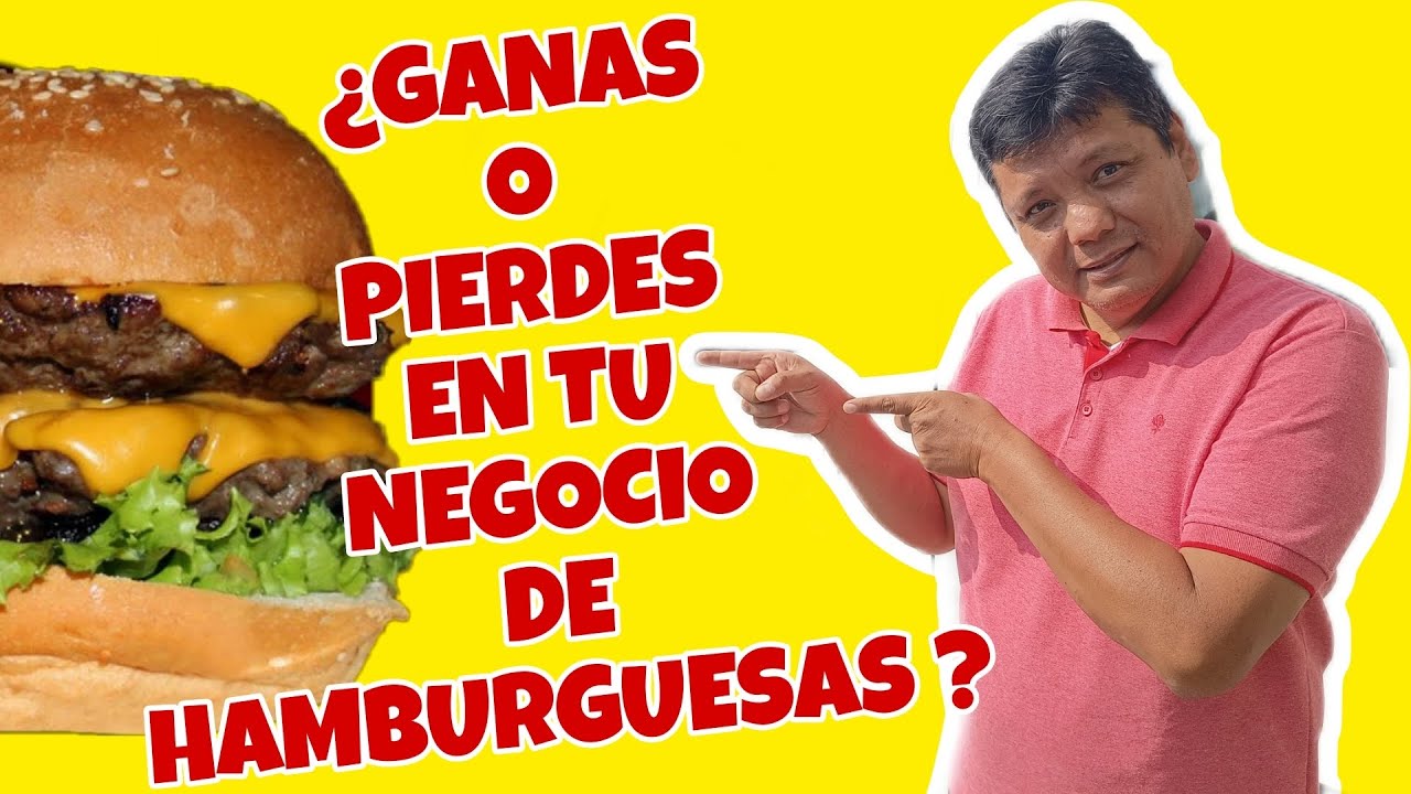 🍔¿CÓMO sacar el COSTO de PRODUCCIÓN y VENTA de tus HAMBURGUESAS ❓