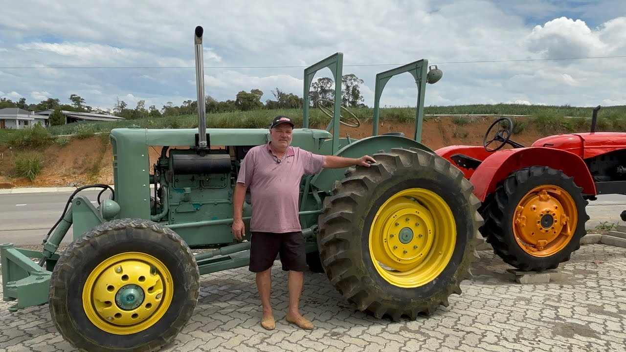 TRATOR ANTIGO NO RIBEIRÃO MATILDE 