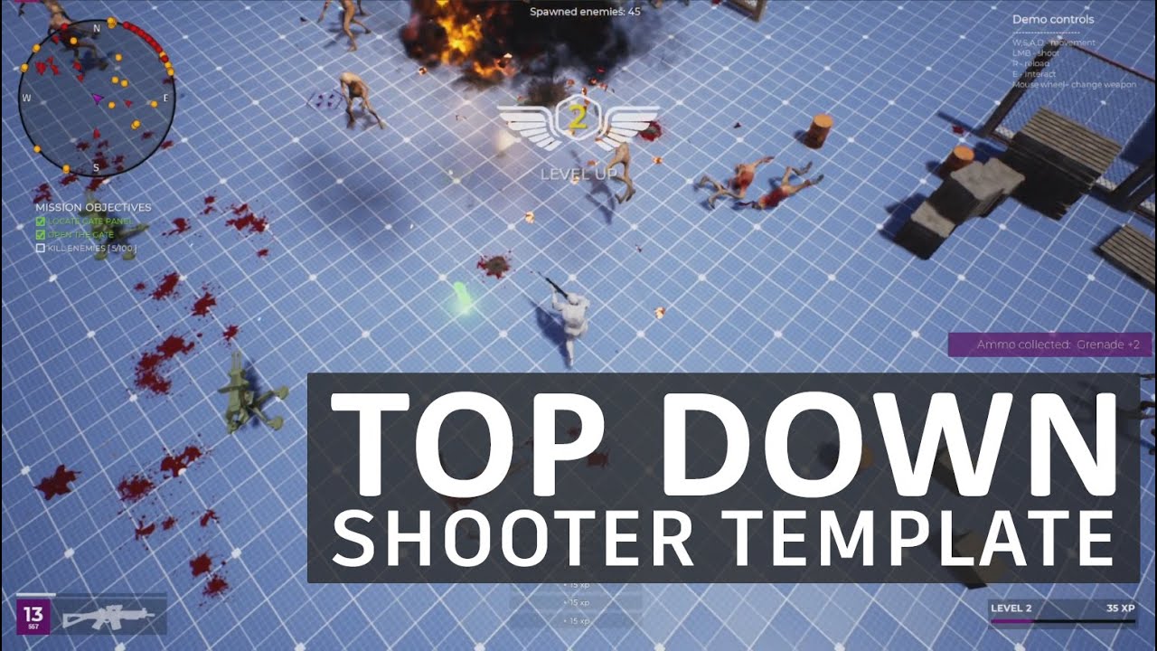 TopDown Shooter Template [Unreal4]